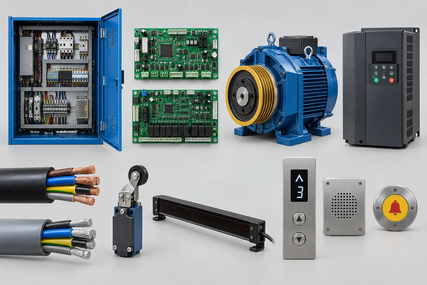 Elevator electrical components